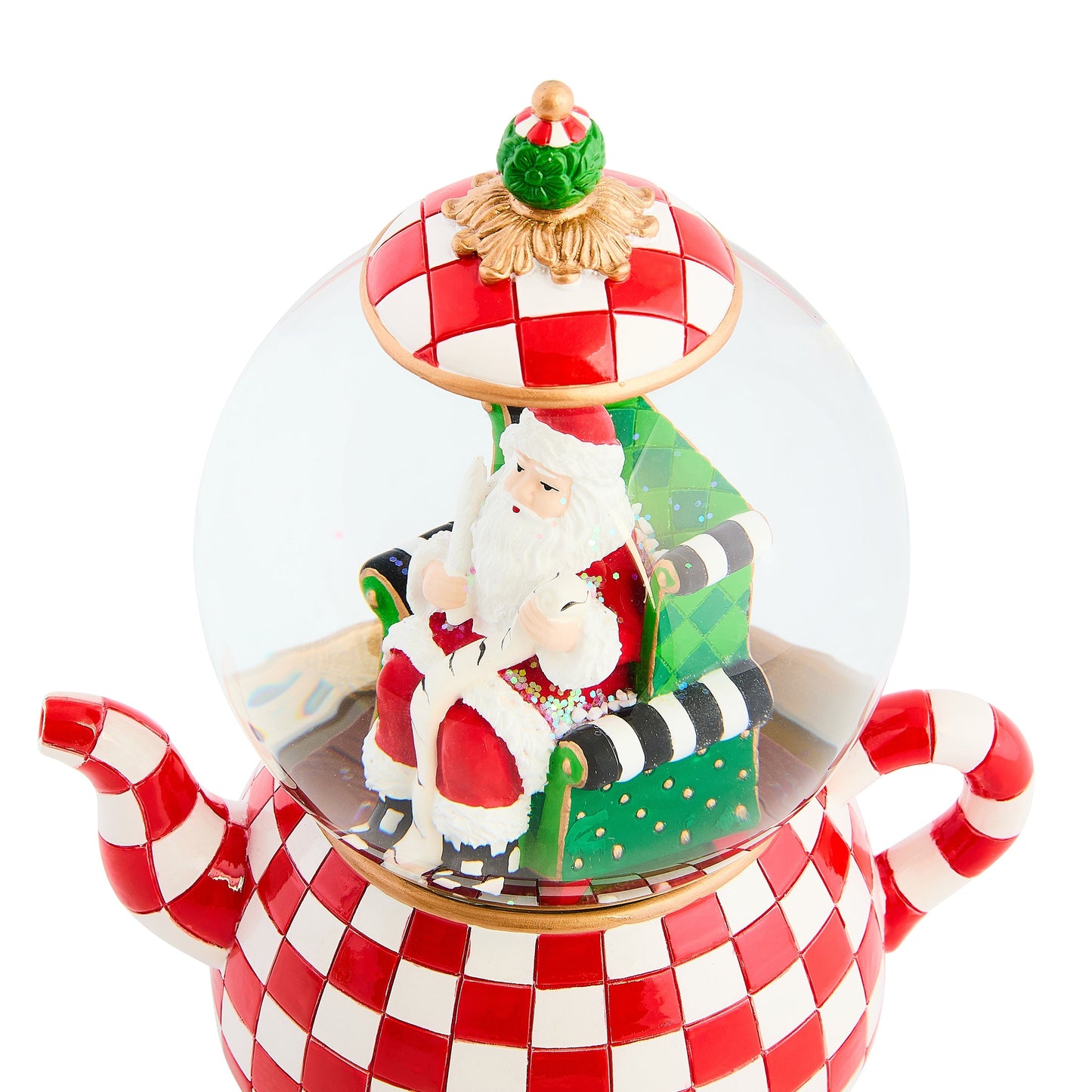 Check It Out Teapot Snow Globe