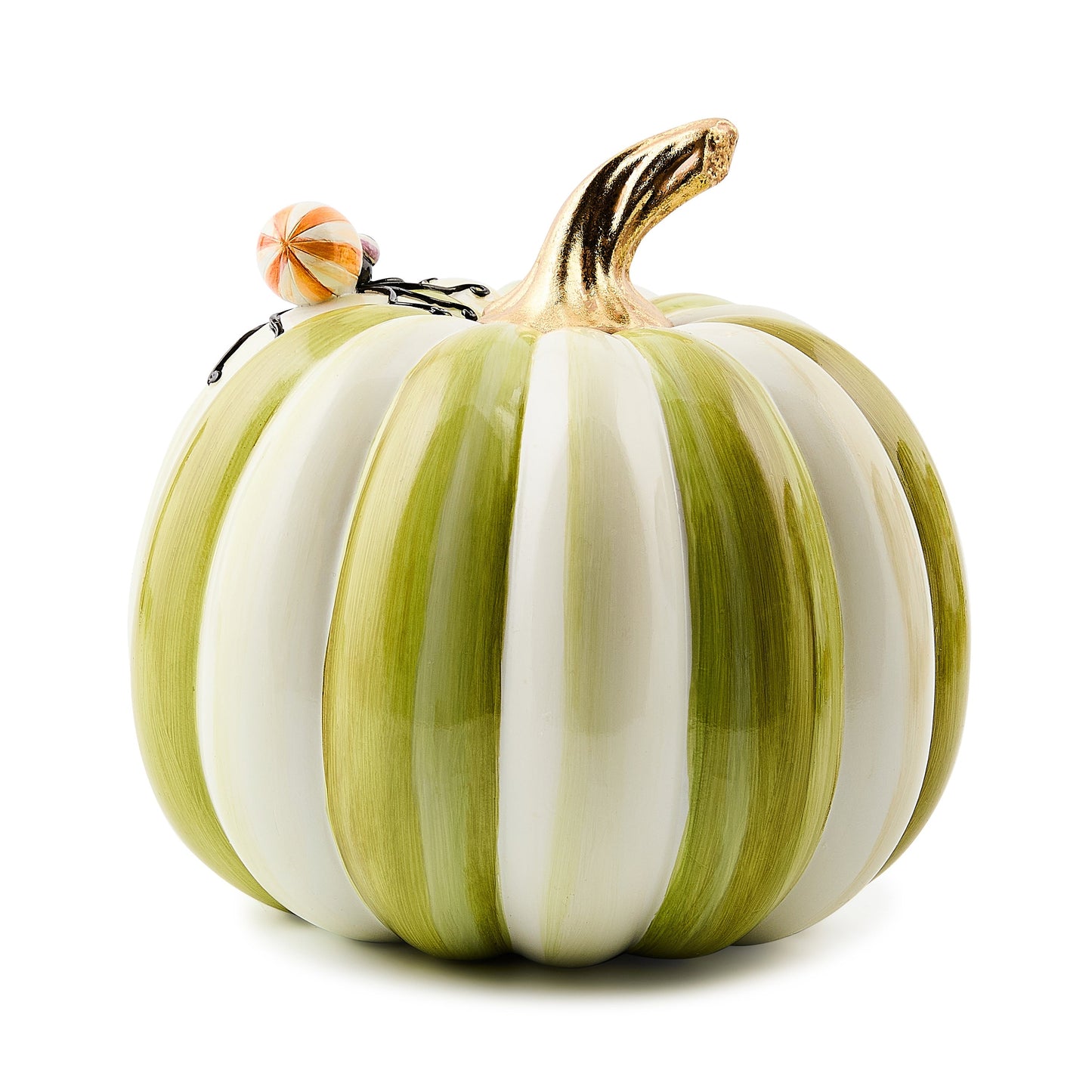 Fergal¡¯s Friend Spider on Small Moss Stripe Pumpkin