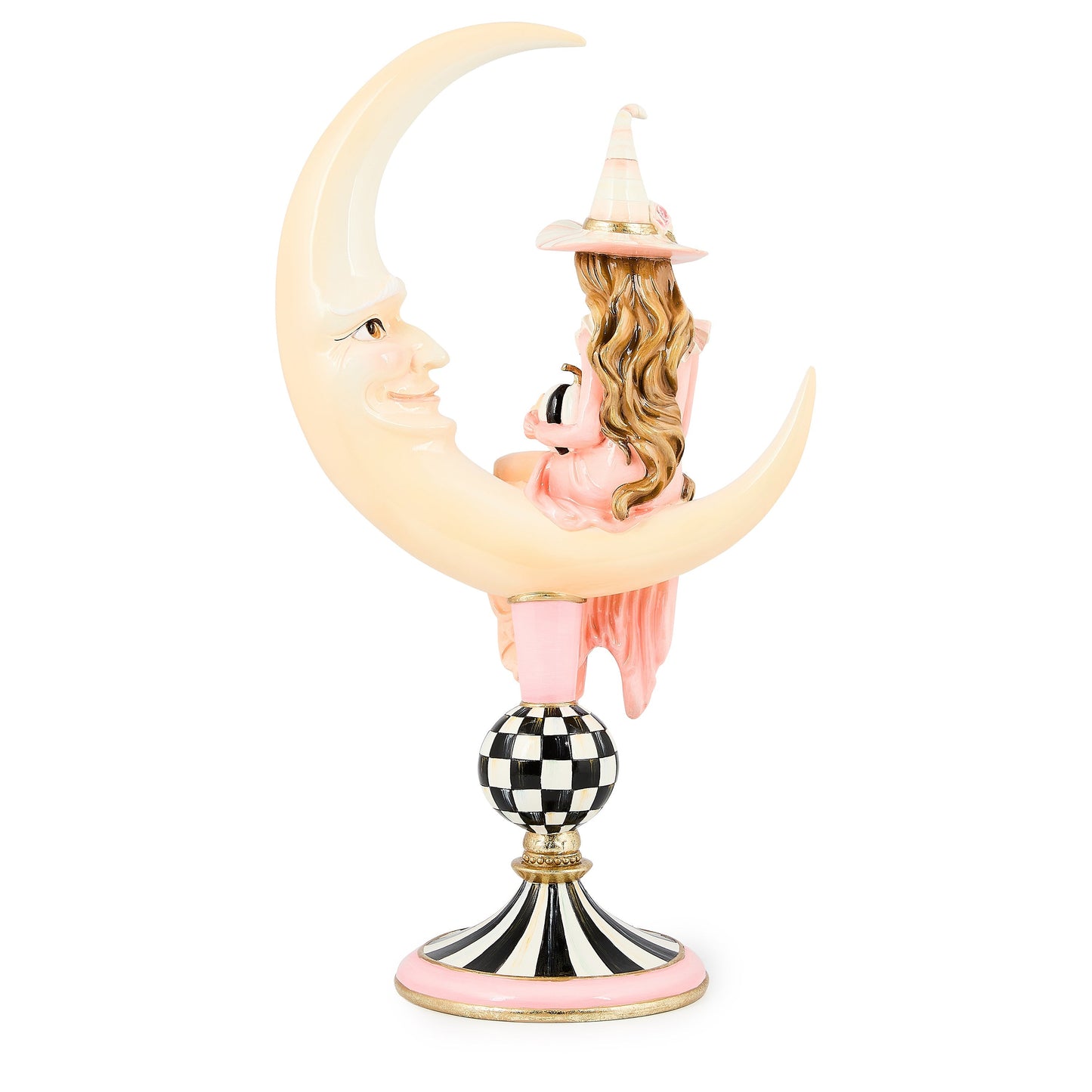 Hocus Pocus Witch on Moon Figurine