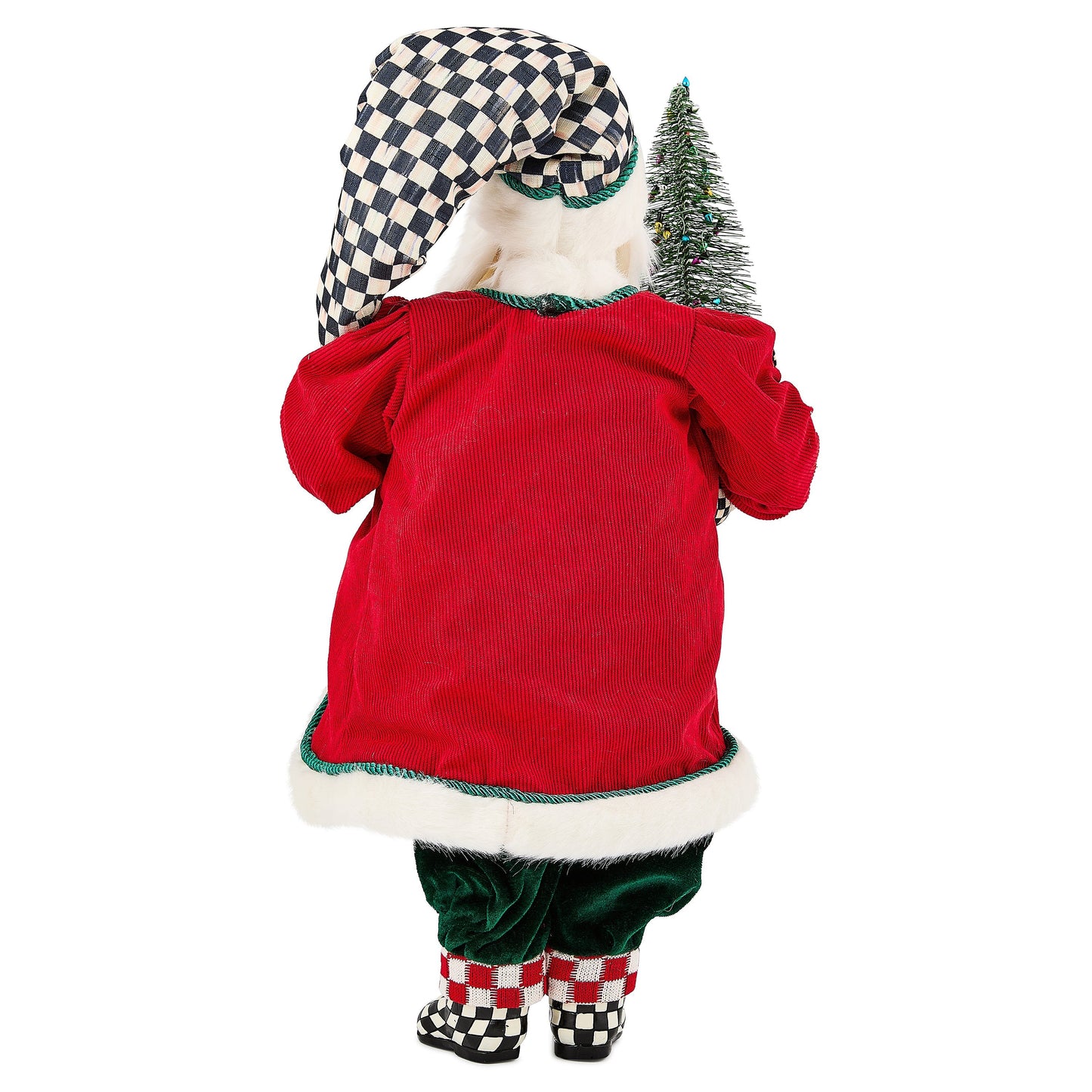 Check It Out Fabric Santa with Tree