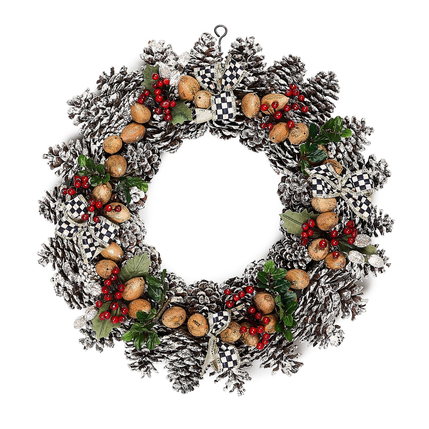 Holly Pinecone 16¡å Wreath