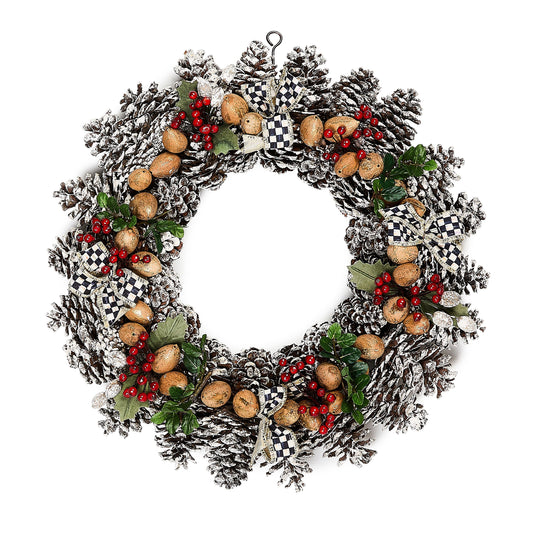 Holly Pinecone 16¡å Wreath