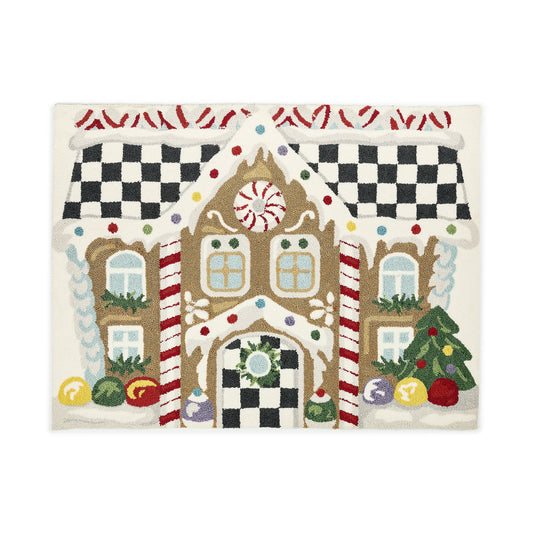 Gingerbread House 3¡ä x 5¡ä Rug