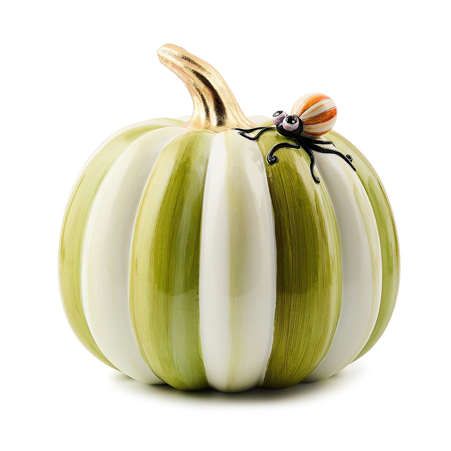 Fergal¡¯s Friend Spider on Small Moss Stripe Pumpkin