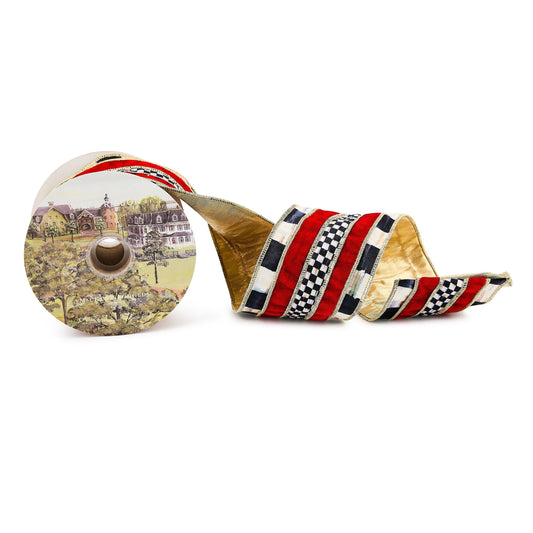 Courtly Regal Red 4″ Ribbon