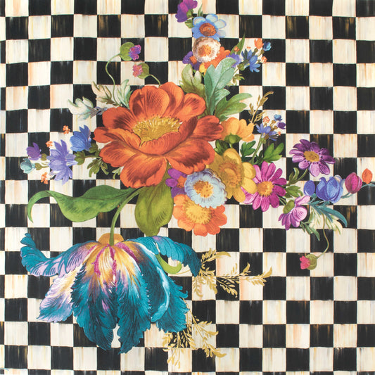 Courtly Flower Market Peel &amp; Stick Wallpaper