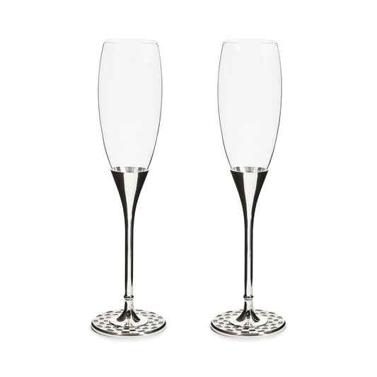 Celebrate Courtly Toasting Flutes, Set of 2