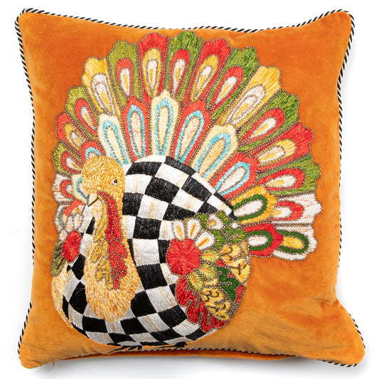 Aurora Turkey Throw Pillow