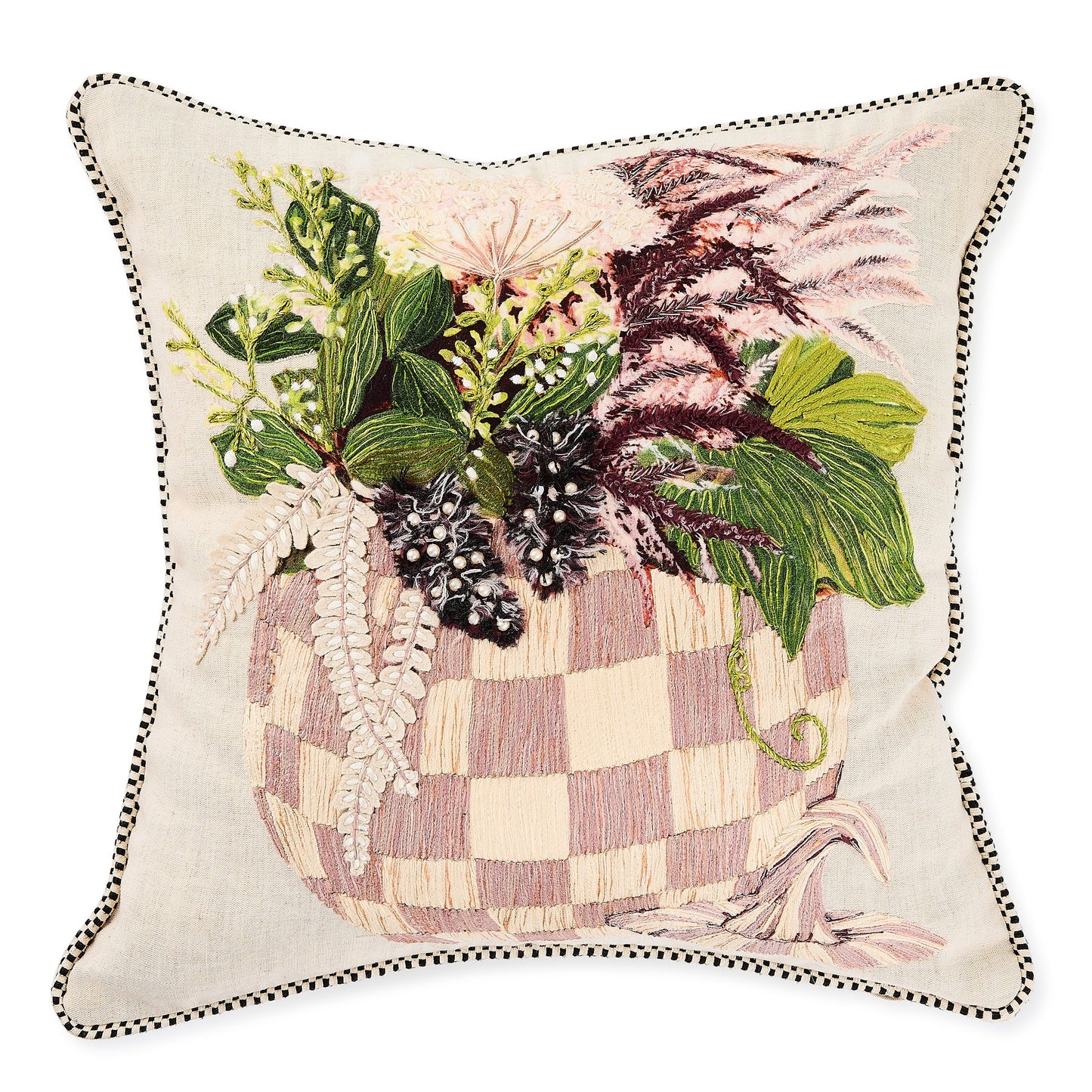 Harvest Pumpkin Bouquet Throw Pillow