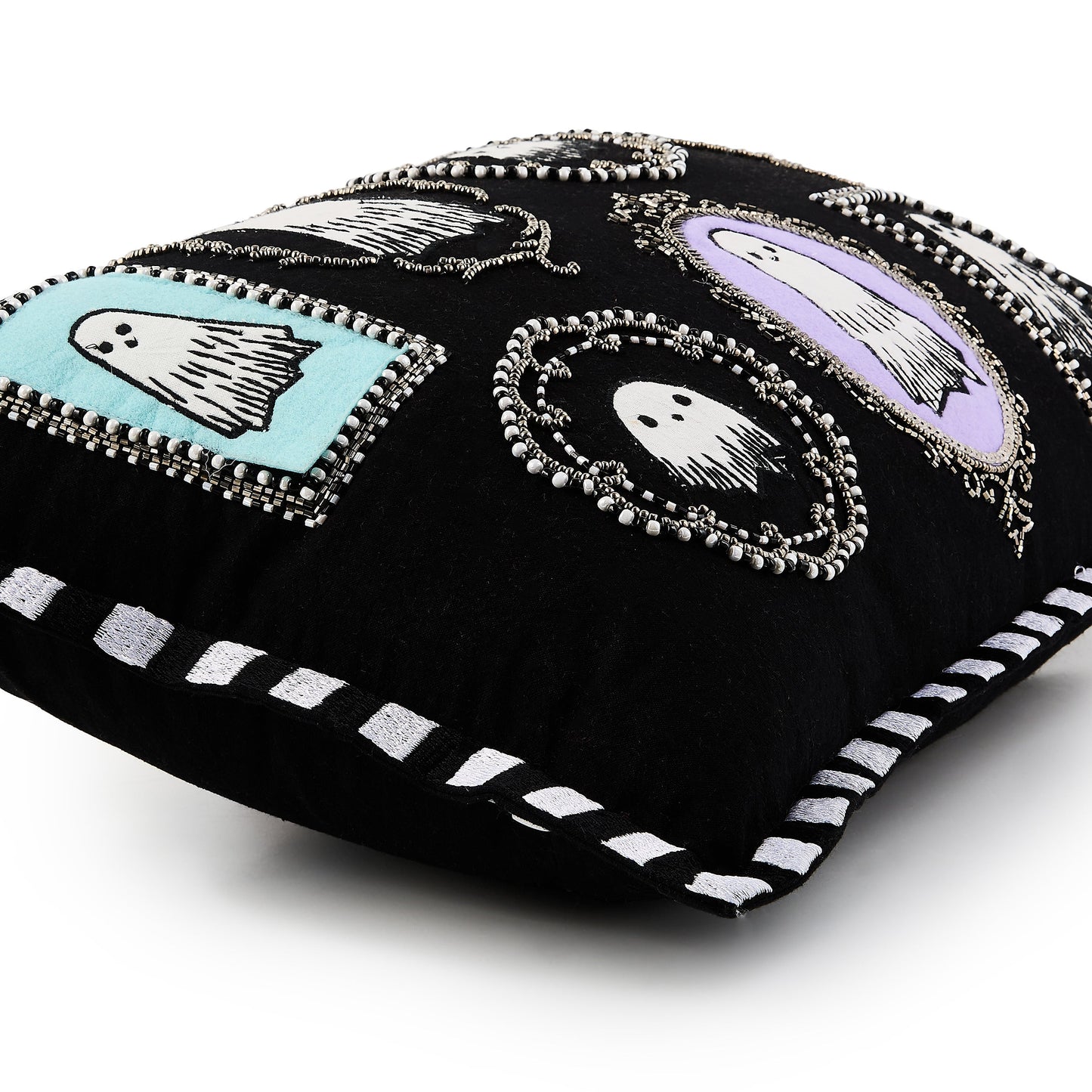 Ghost Family Portraits Lumbar Throw Pillow