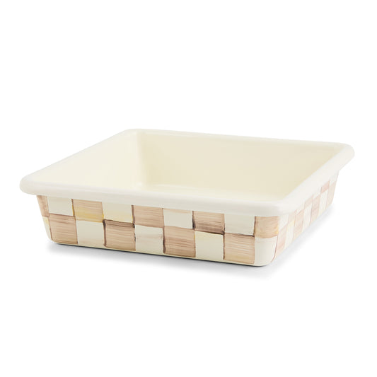Mocha Check 8¡å Square Baking Pan